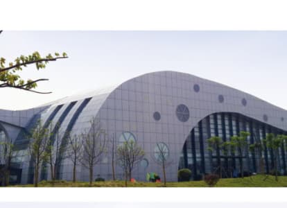 遵化会议中心外景网架工程